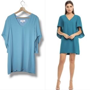 Anna Cate Meredith Dress Flutter Sleeves Elegant Size S